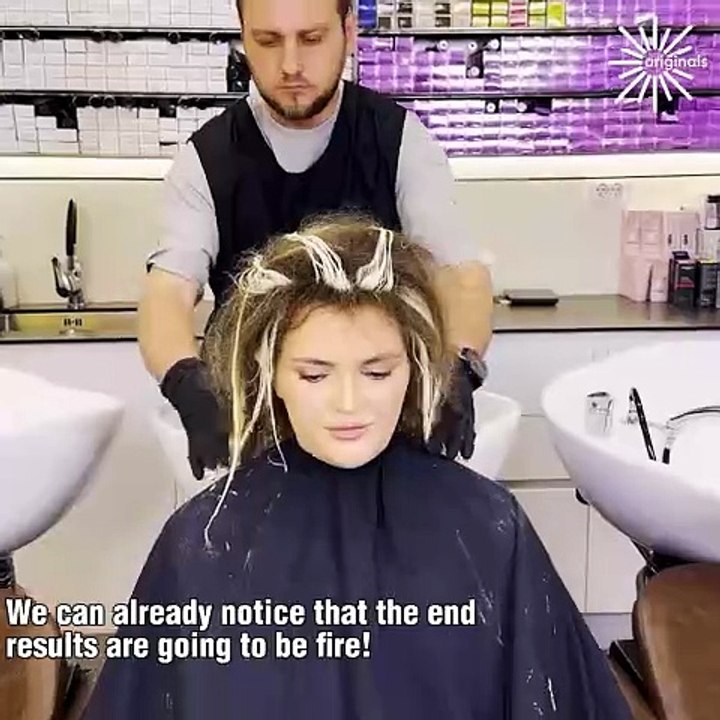 From brown to blond balayage hair! 💁‍♀️✨