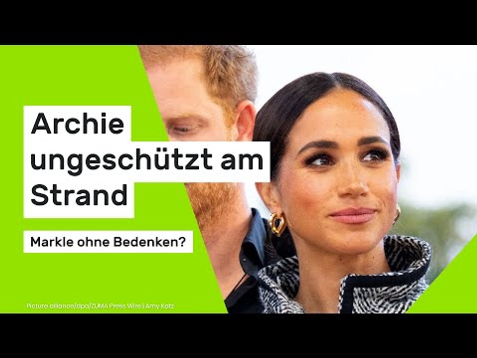Archie ungeschützt am Strand - hat Markle keine Sicherheitsbedenken mehr?