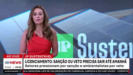 Lula decide nesta sexta se sanciona PL do licenciamento ambiental; Patrícia Costa analisa