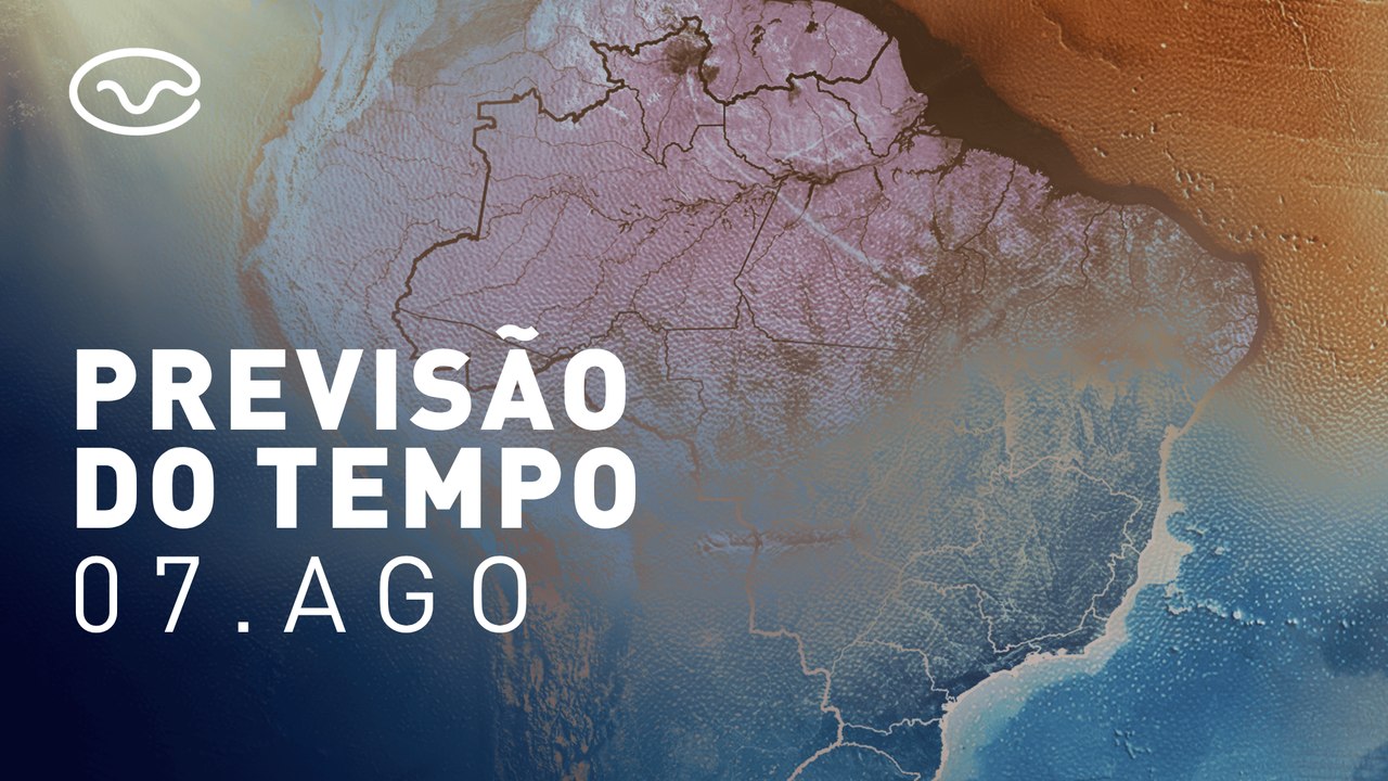 Previsão do tempo desta quinta-feira (07)!