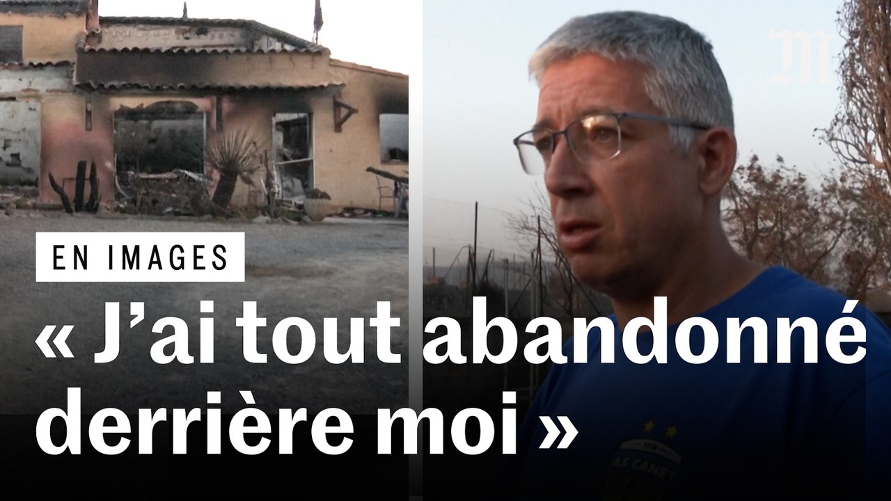 Incendie dans l'Aude : les habitants constatent les dégâts dans l'une des villes les plus touchées