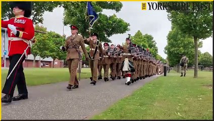 Harrogate Army Passing Out Parade 2025 with a surprise guest of Gareth Southgate inspecting the graduates