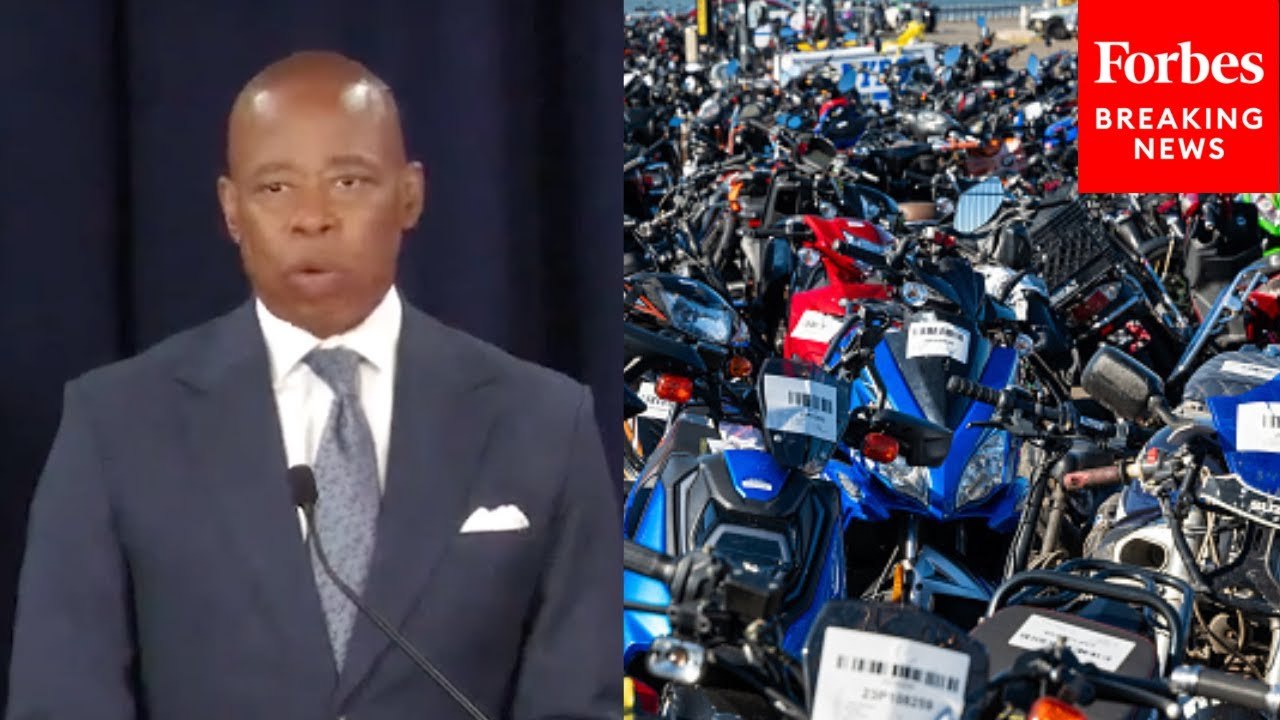 Mayor Eric Adams Touts Confiscation Of 100,000 Scooters–Such As One Used In Shooting Of CBP Officer