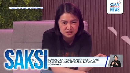 Barbie Forteza, kumasa sa "Kiss, marry, kill" game; napili si David Licauco na i-marry dahil matagal na raw niya itong kilala | Saksi
