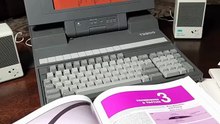 Toshiba T3200, 1987 - F-19 AdLib sounds of F-19 Stealth Fighter by MicroProse, 1988