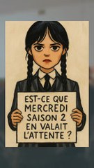 Le retour de mercredi valait-il l'attente #mercredi #mercredinetflix #netflixfr #jennaortega #lafamilleaddams