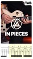 Linkin Park - In Pieces (Guitar Tab)