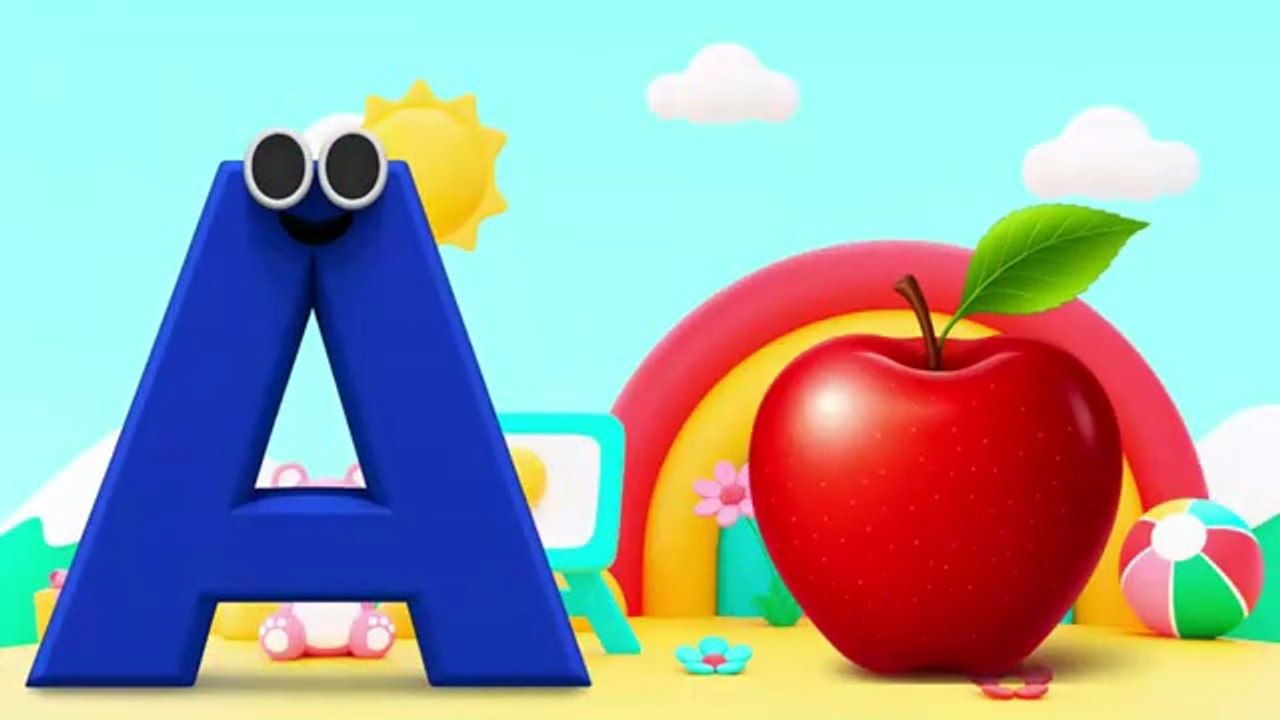 Learn The ABC Phonic Song with APPLE as Your First Lesson-ABC Songs ...