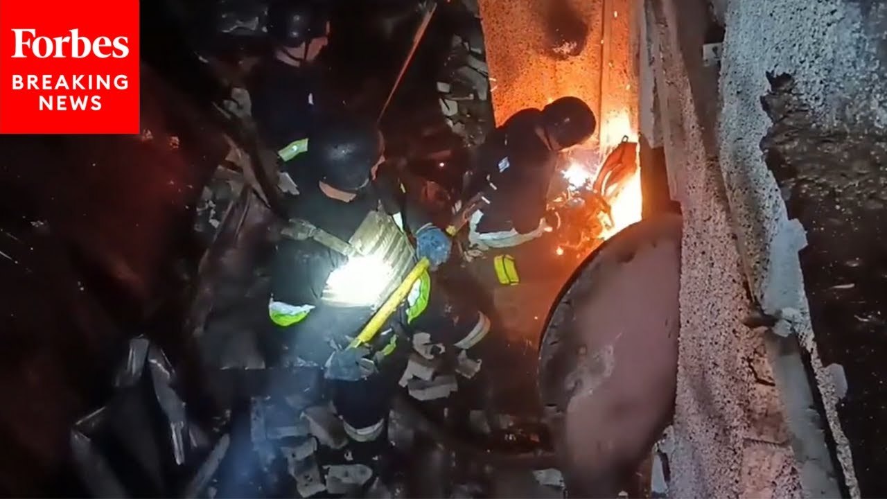 Ukrainian Emergency Workers Deal With Aftermath Of Russian Strikes In Sumy