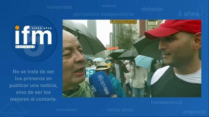 Entrevista a Jaime Arizabaleta - Marcha 7 de agosto - Bogotá