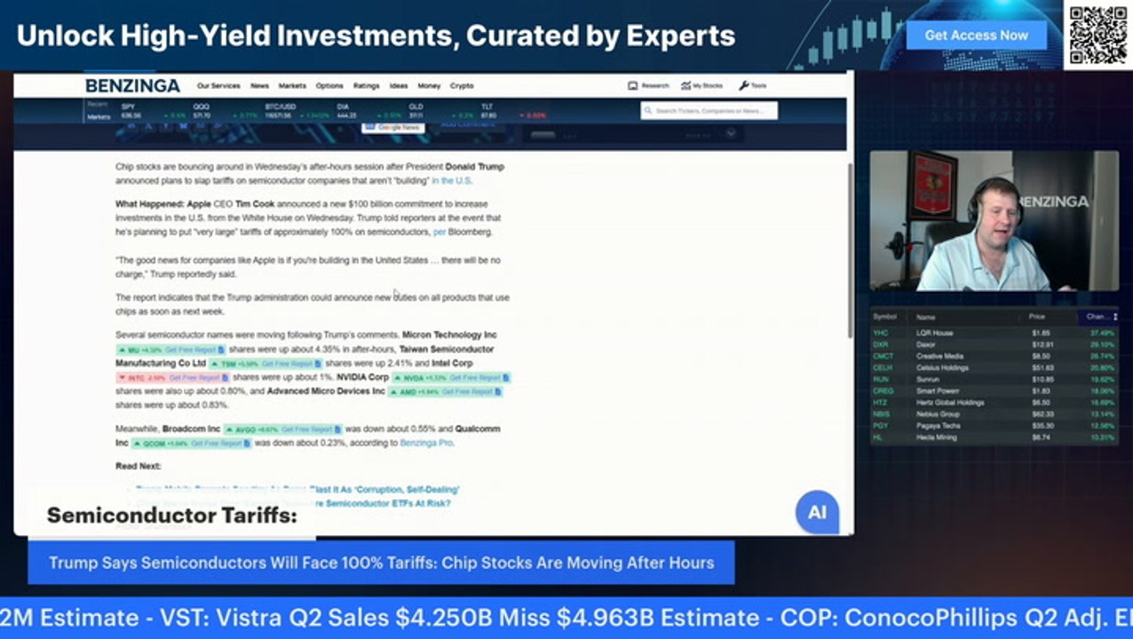 100% Tariffs On Chips And Semiconductors | Apple's $100 Billion Manufacturing Push