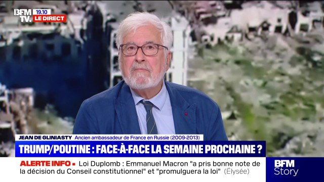 Guerre en Ukraine: Jean de Gliniasty, ancien ambassadeur de France en Russie, estime que Vladimir Poutine peut accepter de rencontrer Volodymyr Zelensky