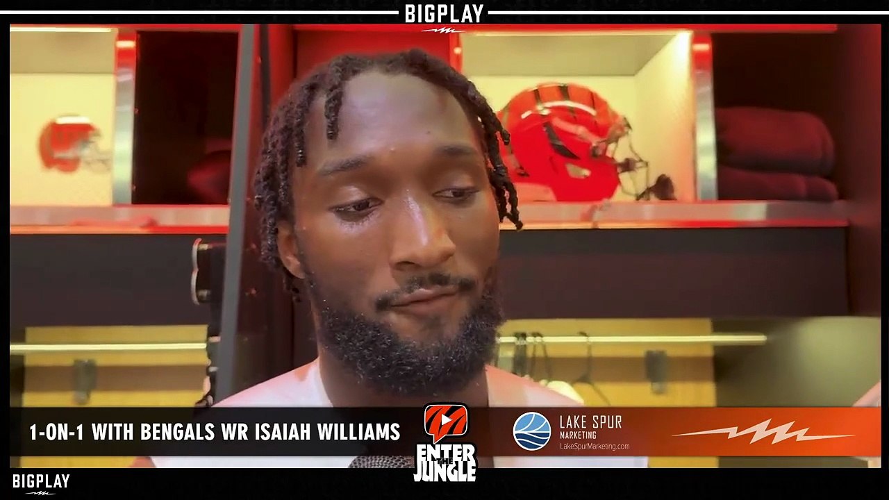 Bengals Receiver Isaiah Williams on Training Camp, Preseason, Joe Burrow and More