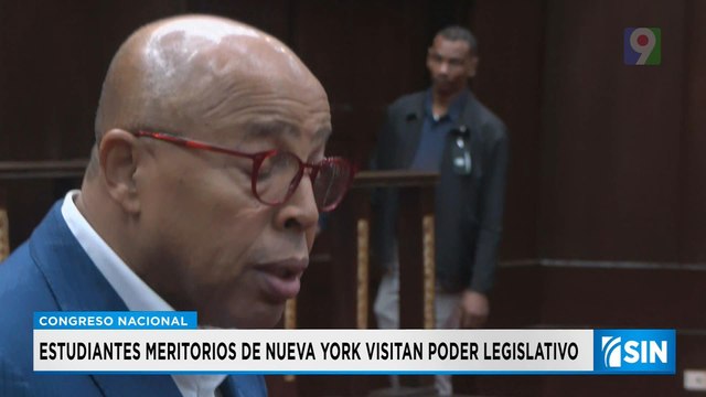 Estudiantes meritorios de la diáspora dominicana visitan el Congreso Nacional | Primera Emisión SIN