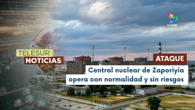 Ucrania atacó la zona industrial de la central nuclear de Zaporiyia