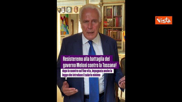 Giani: Meloni impugna nostra legge salario minimo, anche dignità del lavoro turba sua sensibilità