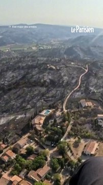 Incendie dans Aude : les images des paysages calcinés