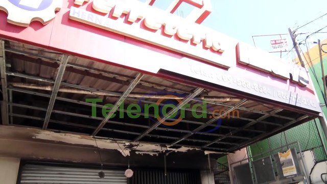 Propietario de ferretería incendiada en SFM agradece a Dios; dice lo importante es la vida