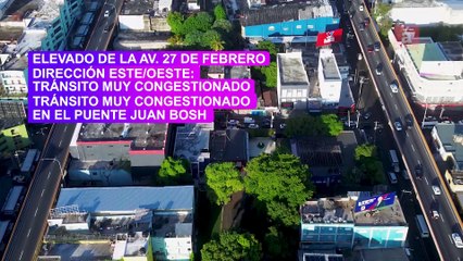 Así está el elevado de la Av. 27 de Febrero ahora