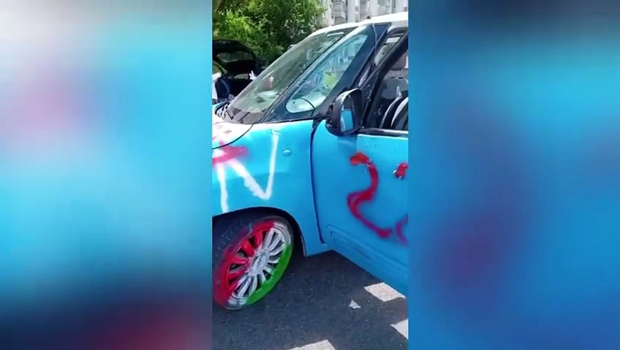 IL GIORNO DOPO LA FESTA DELLO SCUDETTO DEL NAPOLI, RIPRENDE LA MACCHINA E GUARDATE COME LA TROVA!!