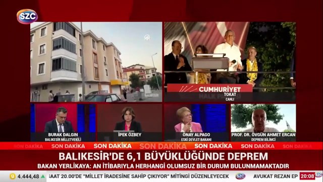 Ahmet Ercanlar Balıkesir depremini SÖZCÜ TV'ye değerlendirdi