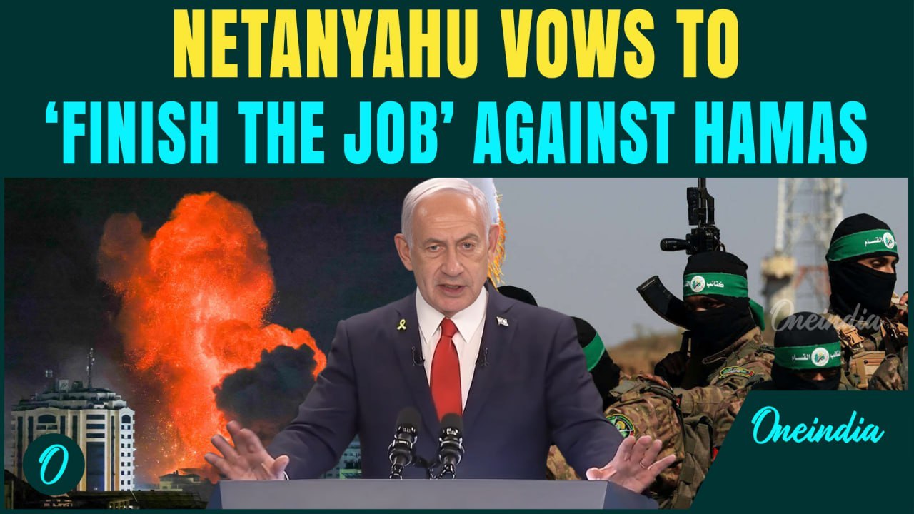 Netanyahu’s DIRE Warning to Hamas | Vows to WIPE-OUT Hamas | Claims ‘Gazans begging to be freed’