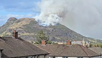 Incêndio em Escócia causa preocupação
