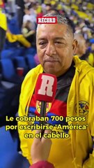 FACHERO Este aficionado del América se grabó en el cabello el nombre de su equipo.