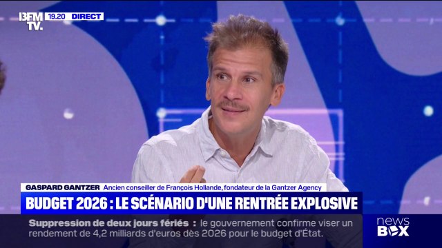 Jours fériés supprimés: La somme rapportée n'est pas le seul critère, le critère, c'est la justice , lance Gaspard Gantzer, ancien conseiller de François Hollande