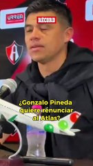 ¿SE VA Gonzalo Pineda fue cuestionado sobre su continuidad en Atlas y el estratega mexicano dejó su futuro al aire