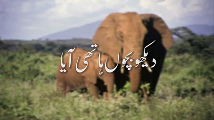 (Poem) Dekho Bacho Hathi Aaya - For Kids