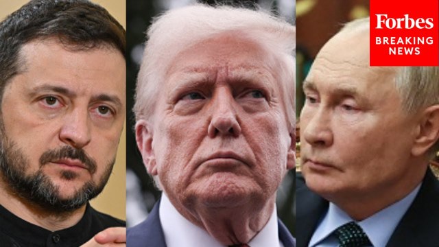 Ukrainian President Zelensky Says Ceasefire Talks With Putin, Trump Should Be 'Trilateral'