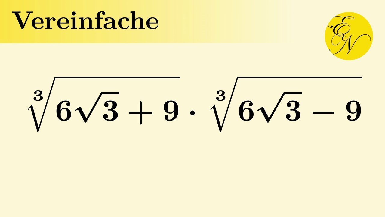 Wurzeln mit gleichen Wurzelexponenten multiplizieren