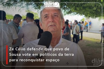 Zé Célio defende que povo de Sousa vote em políticos da terra para reconquistar espaço