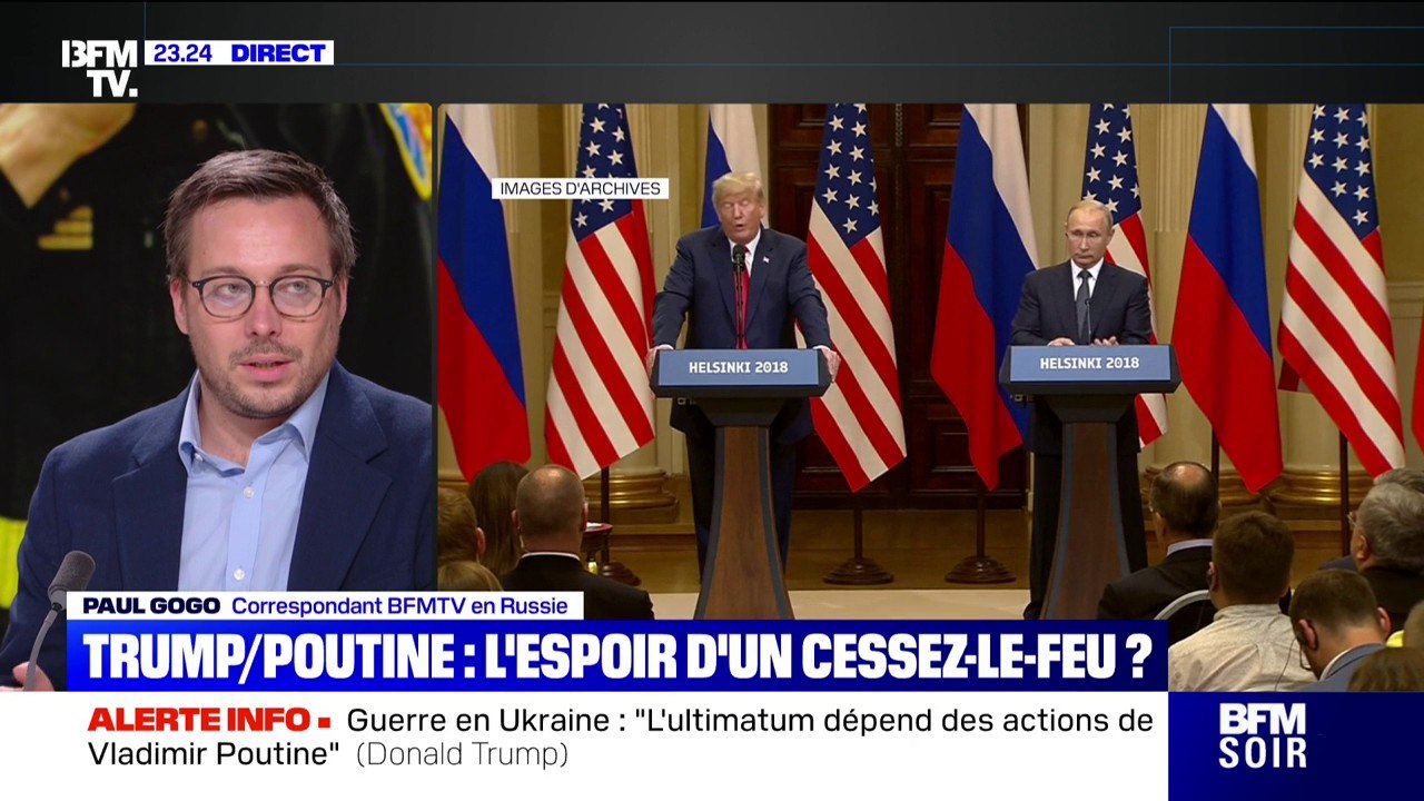 Sommet entre Donald Trump et Vladimir Poutine: "Cette rencontre va être manipulée par le président russe", estime Paul Gogo, correspondant BFMTV en Russie