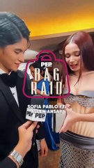 Sofia Pablo PEP Bag Raid at GMA Gala 2025