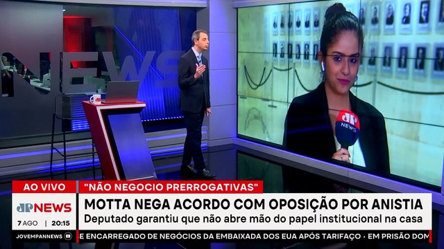 Hugo Motta nega acordo com oposição por anistia e endurece conversas