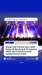 9 Event Seru di Bandung Akhir Pekan Ini 8–10 Agustus 2025