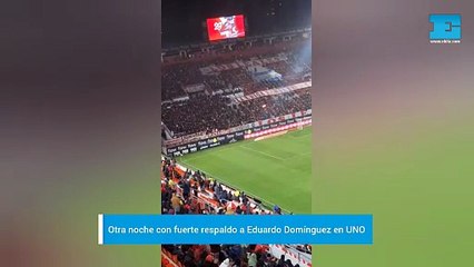 Eduardo Domínguez y otra noche de respaldo en UNO