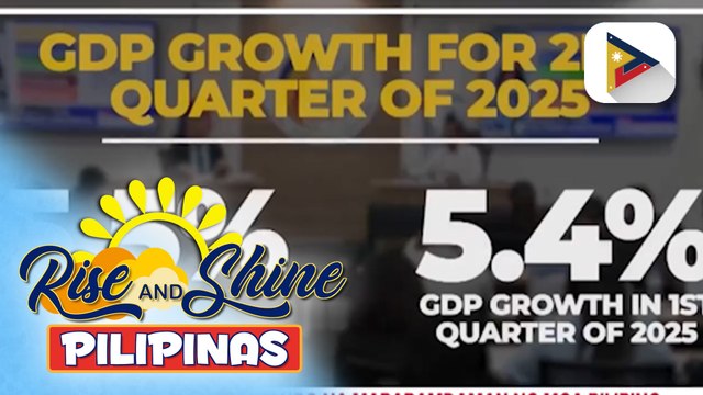 Gross domestic product ng Pilipinas, lumago sa 5.5% sa 2nd quarter ng 2025; Pilipinas, nananatiling isa sa fastest-growing economies sa asia | Harley Valbuena