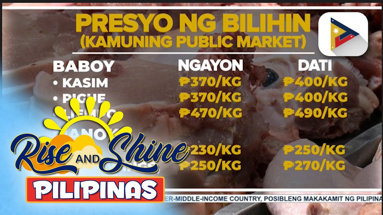 Presyo ng karneng baboy at manok, bumaba | Denisse Osorio