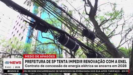 Prefeitura de SP tenta impedir renovação com a Enel após apagões