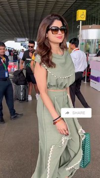 Shamita Shetty Spotted at Mumbai Airport 🔥❤️🥰#shamitashetty #bollywood #actresses #actressreels