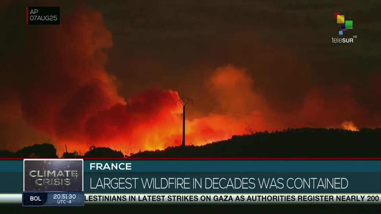 France | Firefighters control largest wildfire in decades