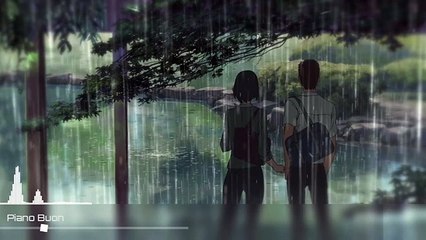 Gentle Piano with Rain Sounds - Melancholic Music