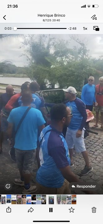 Confusão em Praia do Forte