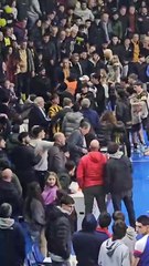 Básquetbol: Olimpo vs Napostá, agresión en la platea