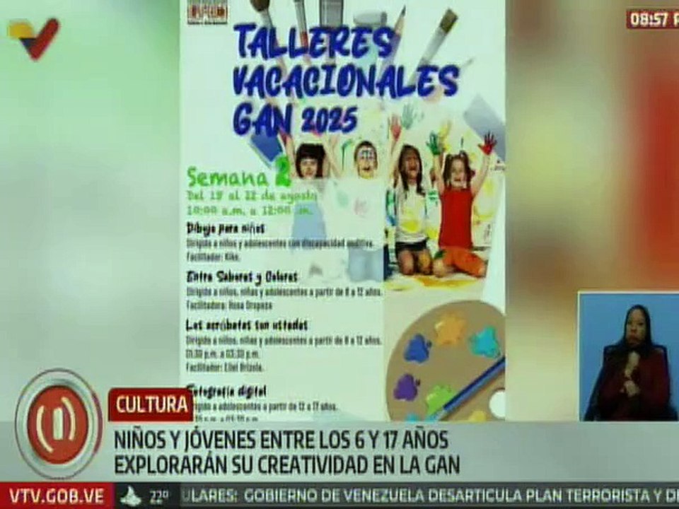 Galería de Arte Nacional ofrecerá talleres vacacionales para niños y jóvenes