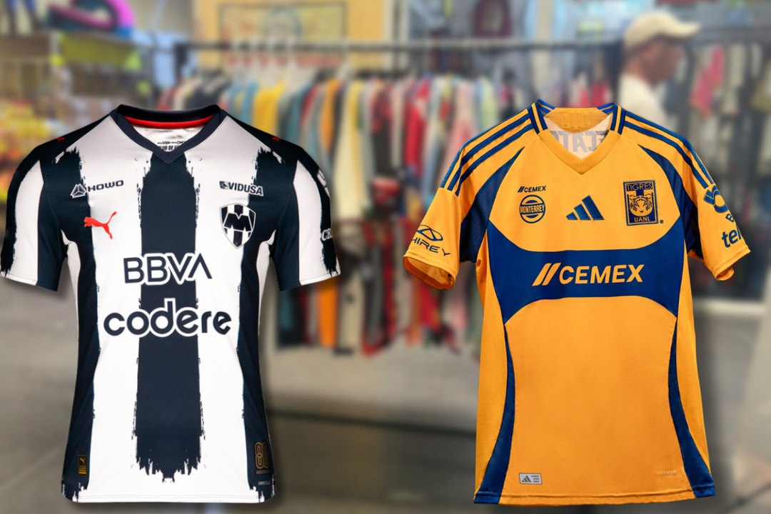 Jerseys piratas de Tigres y Rayados proliferan pese a decomisos en Nuevo León