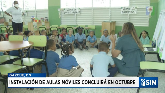 Gobierno espera concluir instalación de aulas móviles en octubre | Emisión Estelar SIN